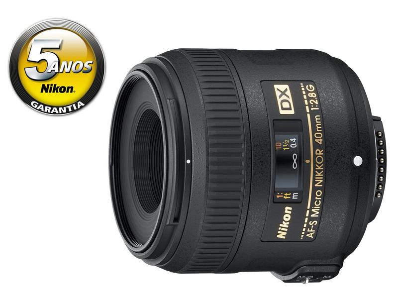 [美品] Nikon AF-S Micro NIKKOR 40mm f/2.8G Lente AF-S DX Micro Nikkor 40mm f/2.8G - Nikon - Lentes - Magazine